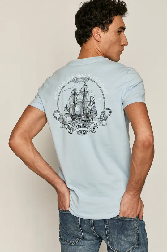 niebieski Medicine - T-shirt Ships & Maps Męski