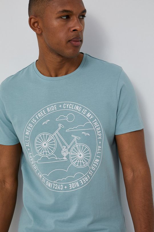 svetlá tyrkysová Medicine - Tričko Bicycles