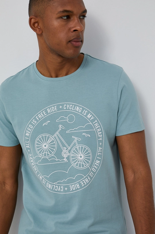 turkusowy Medicine - T-shirt Bicycles