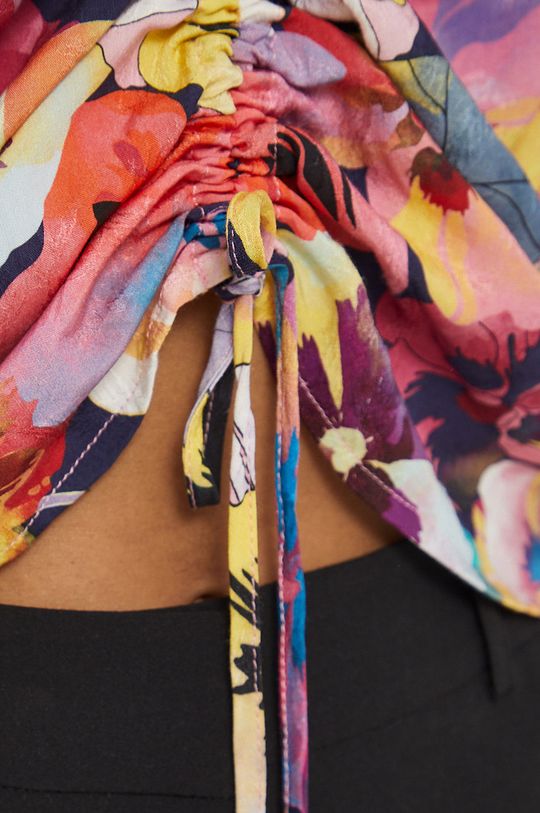 Bluzka damska bawełniana wzorzysta multicolor