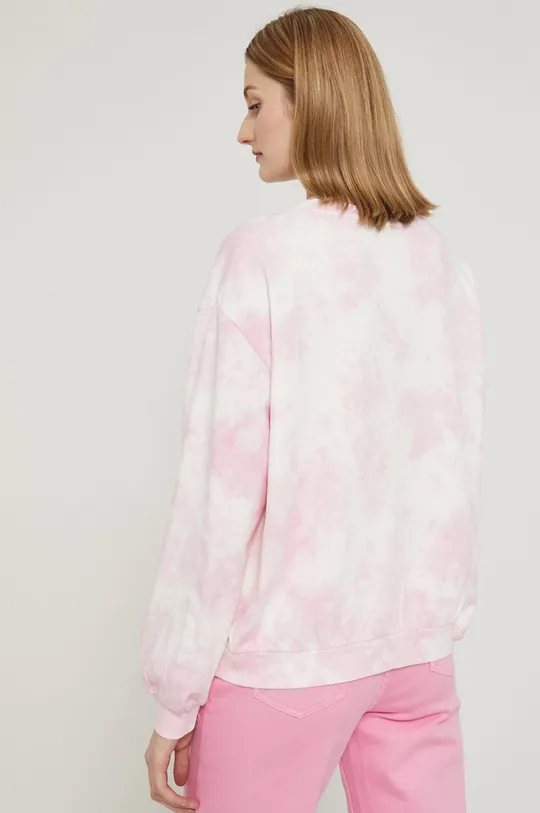 Bluza bawełniana damska różowa 100 % Bawełna