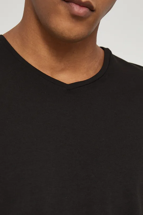 čierna Tričko s dlhým rukávom pánsky Basic