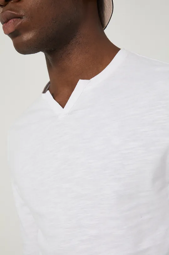 Bavlnené tričko s dlhým rukávom Basic Pánsky