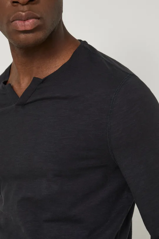μαύρο Βαμβακερή μπλούζα με μακριά μανίκια Medicine