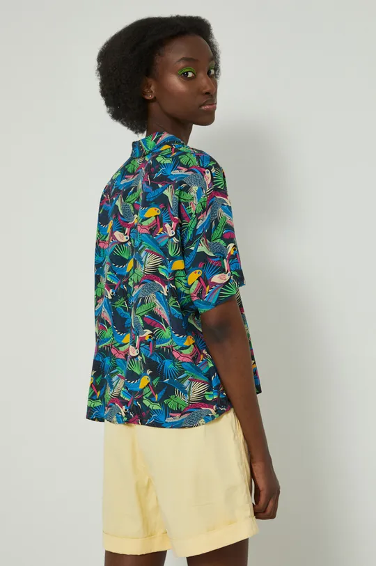 multicolor Koszula damska wzorzysta multicolor