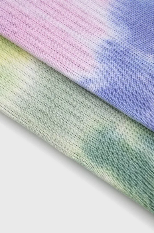Skarpetki damskie bawełniane wzorzyste multicolor multicolor