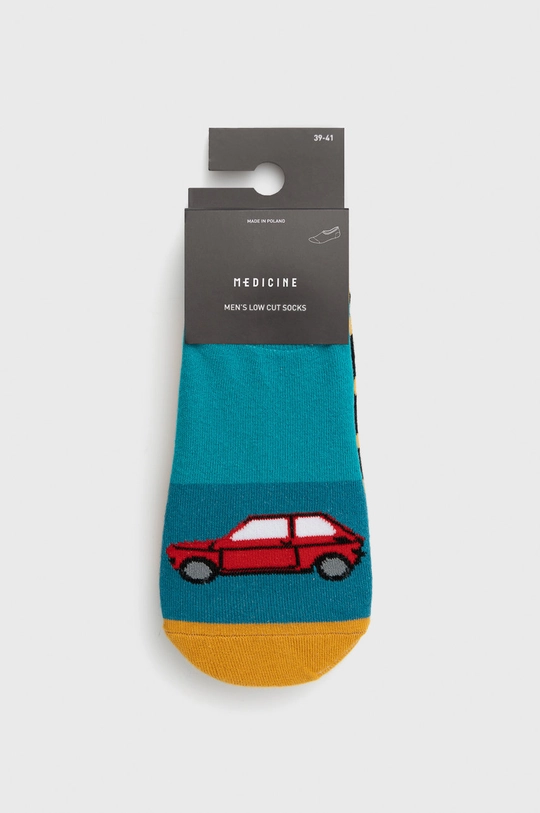 Skarpetki męskie bawełniane motoryzacja (3-pack) multicolor multicolor