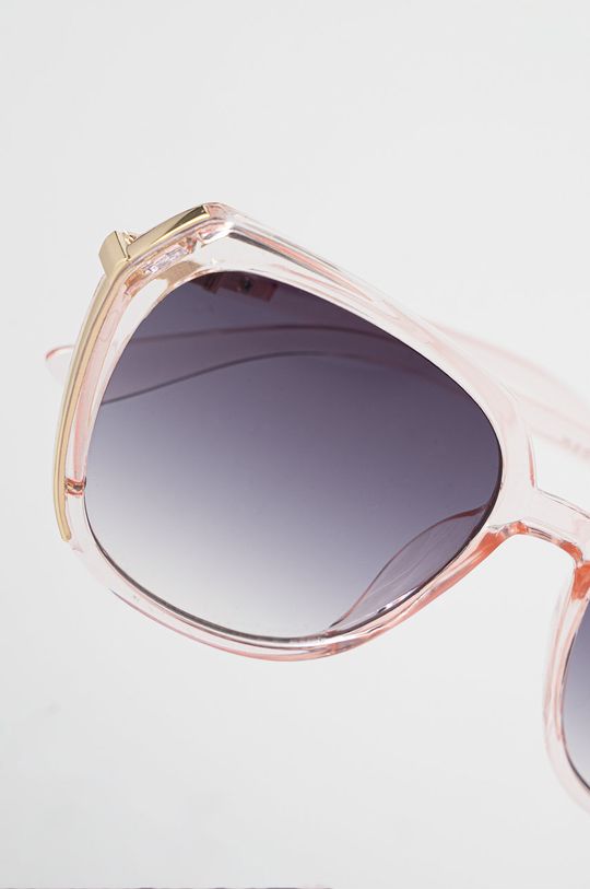 Okulary damskie różowe 50 % Metal, 50 % Poliwęglan