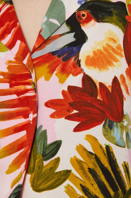 Piżama damska wzorzysta multicolor