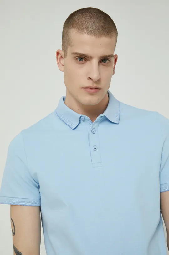 modrá Polo tričko pánske Essential