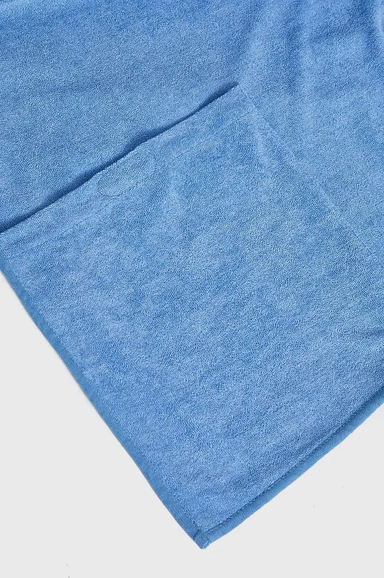 Ručník modrá barva tie dye <p> Materiál č. 1: 100% Bavlna Materiál č. 2: 100% Polyester</p>