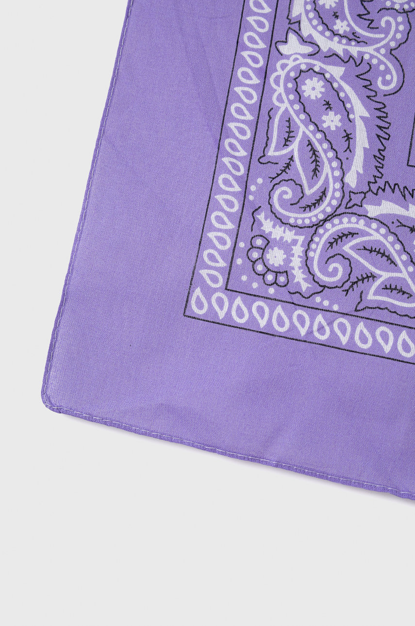 Bandana bawełniana damska fioletowa zamów na