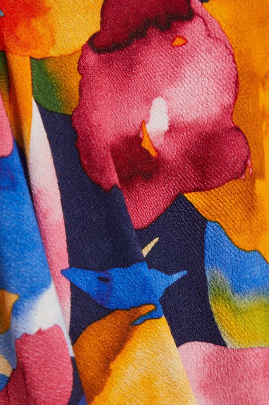 multicolor Spódnica damska rozkloszowana multicolor