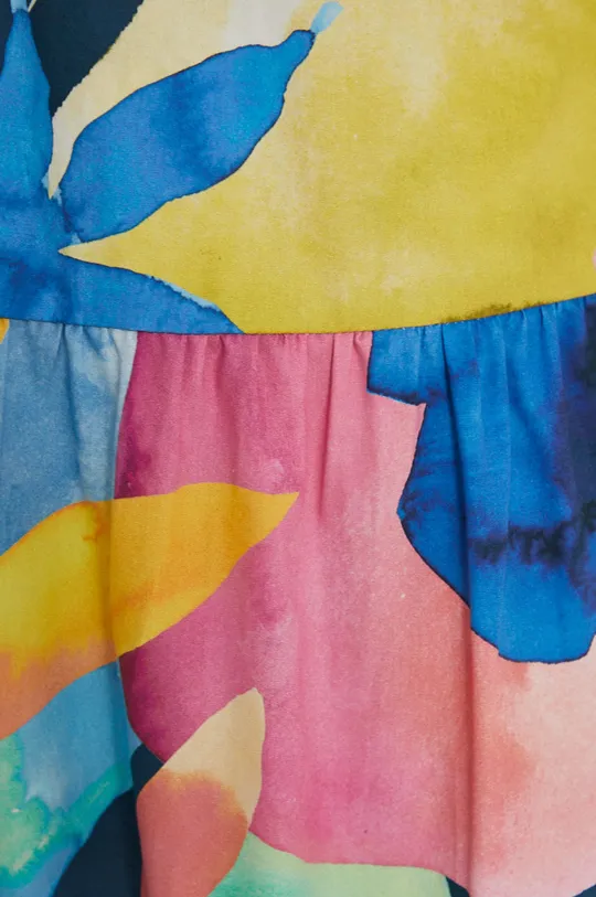 Bavlnená sukňa dámska Colorful Optical Dámsky