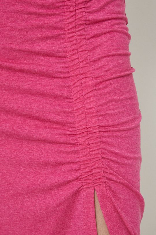 ostry różowy Spódnica damska ołówkowa różowa