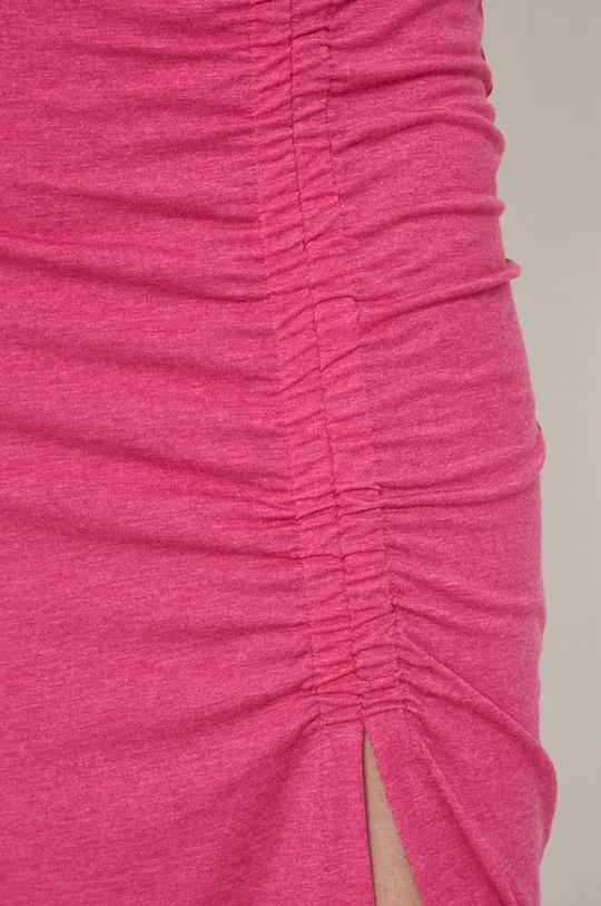ostry różowy Spódnica damska ołówkowa różowa