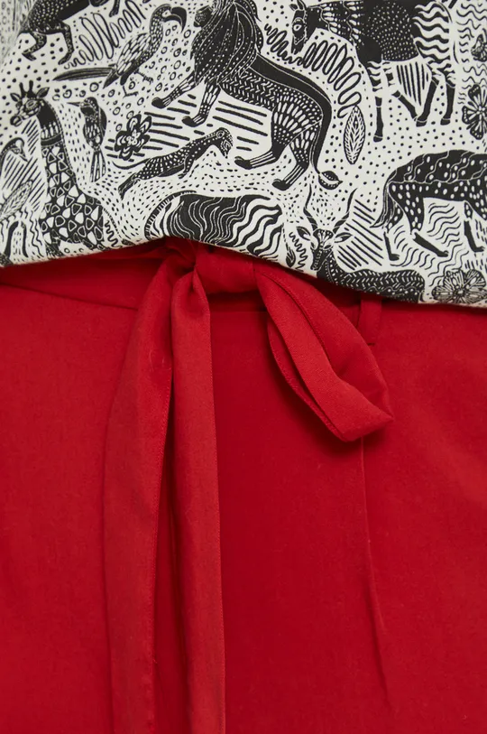 červená Nohavice dámske Basic