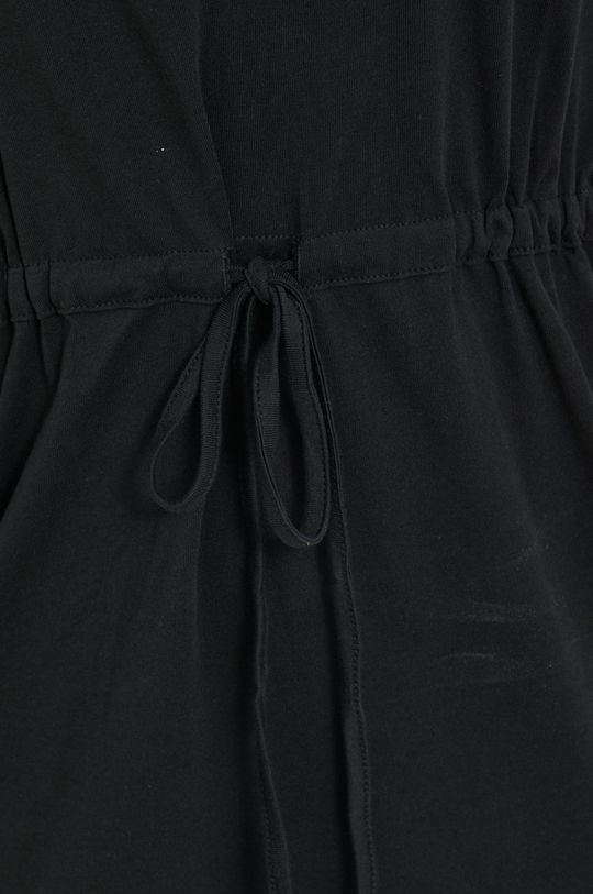 Sukienka bawełniana damska prosta czarna Damski