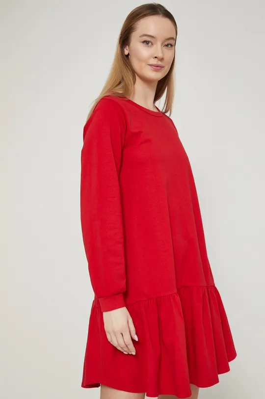červená Bavlnené šaty Comfort Traveller