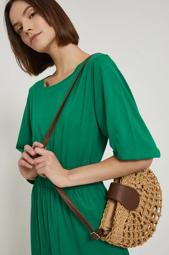 zelená Bavlnené šaty Essential