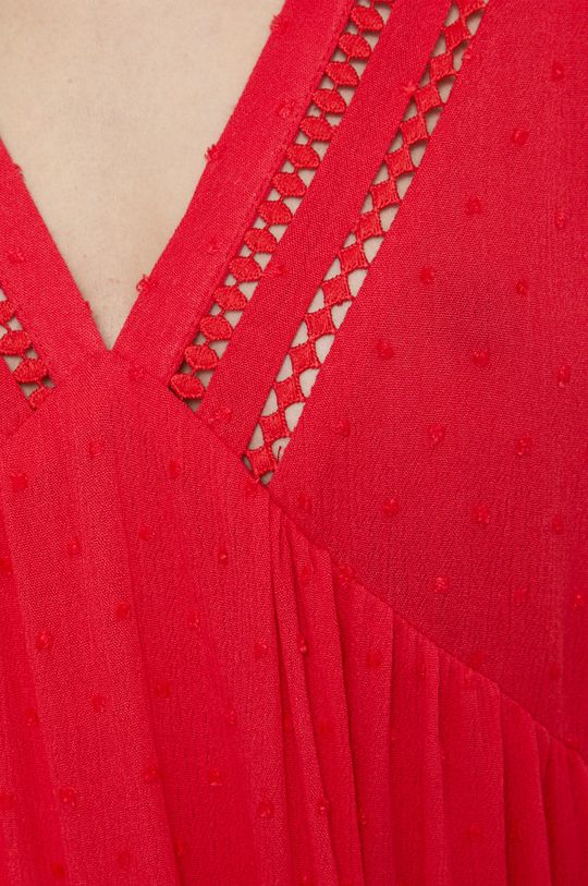 Sukienka rozkloszowana czerwona Damski