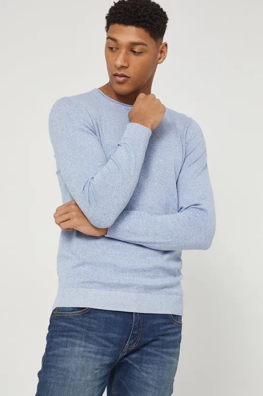 modra Medicine bombažni pulover Basic Moški