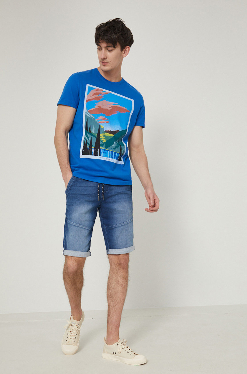 Šortky pánske Denim modrá