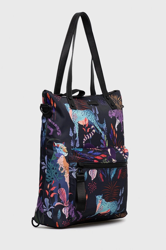 Torebka damska z funkcją plecaka multicolor multicolor