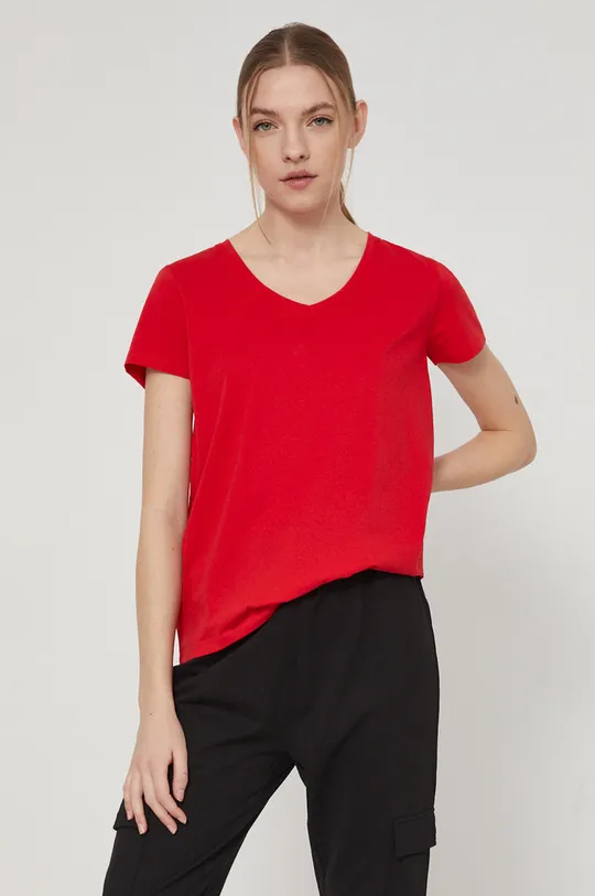 Medicine - Bavlnené tričko Basic červená