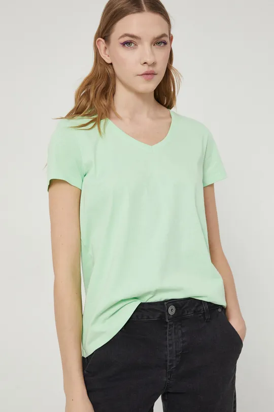 πράσινο Medicine - Βαμβακερό μπλουζάκι Basic Γυναικεία