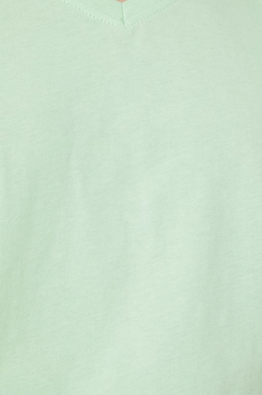 T-shirt bawełniany damski zielony Damski