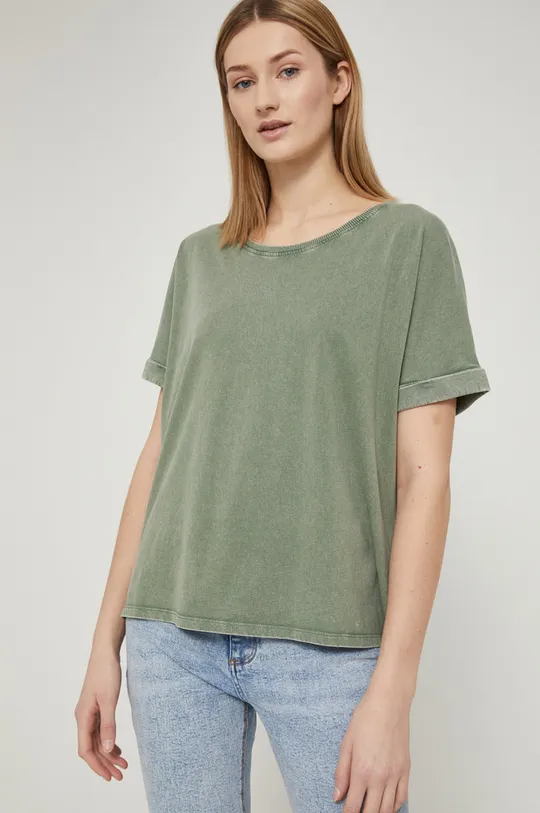 zelená Bavlnené tričko Basic