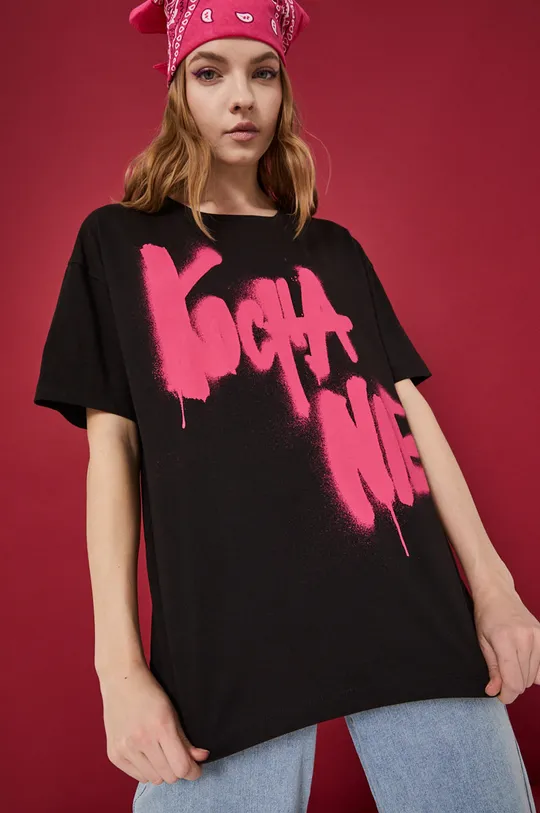 μαύρο Medicine - Βαμβακερό μπλουζάκι Valentines Γυναικεία