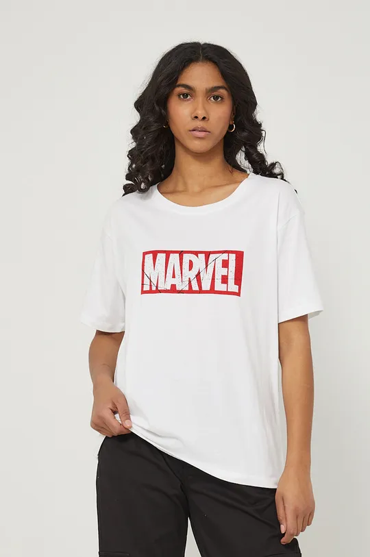 Tričko bavlnené dámske Avengers biele <p> 
100% Bavlna</p>