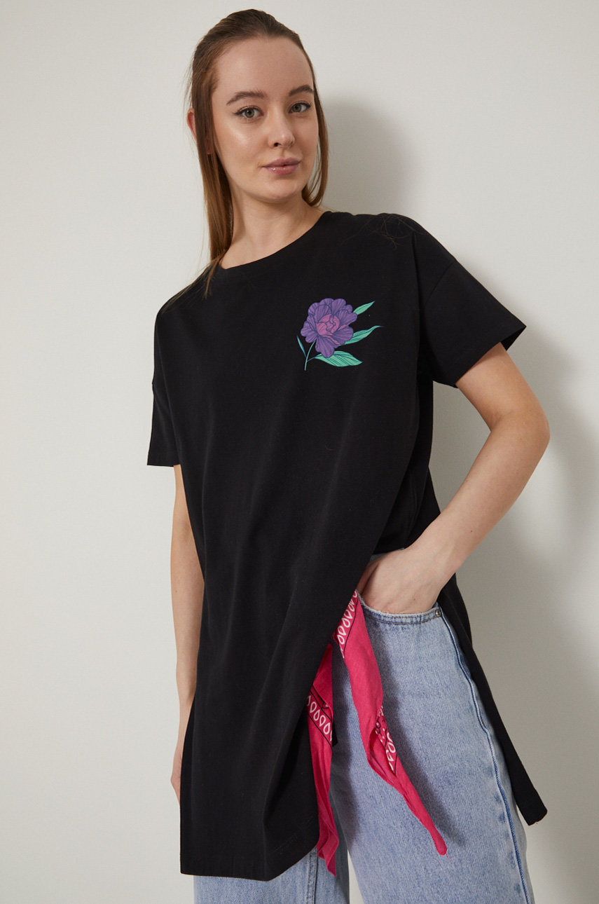 T-shirt bawełniany Tattoo Art by Agata Morzyk czarny <p>100 % Bawełna</p>