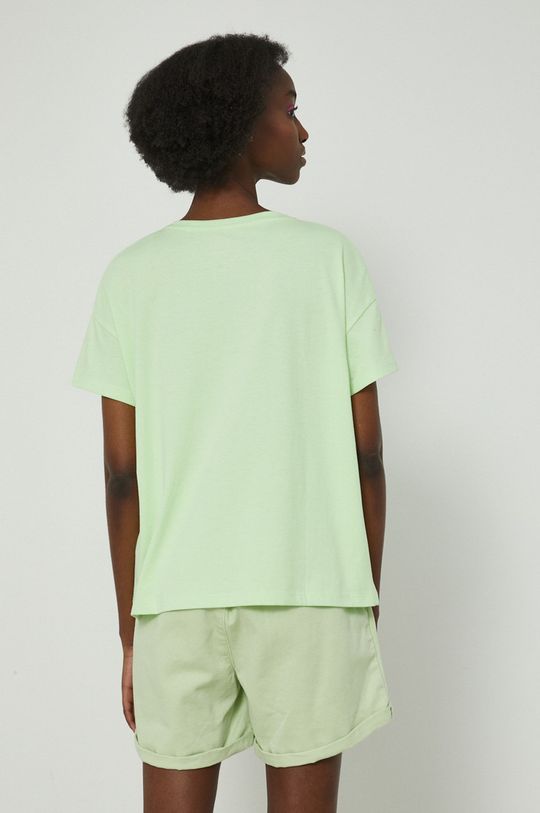 T-shirt bawełniany damski by Alex Pogrebniak zielony <p>100 % Bawełna</p>