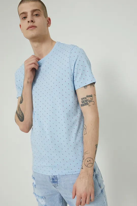 μπλε Βαμβακερό μπλουζάκι Medicine Ανδρικά