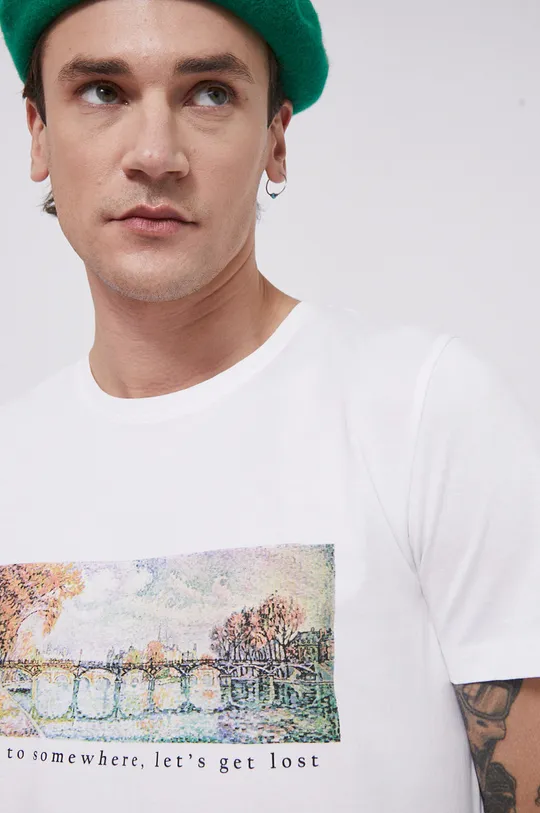 λευκό Medicine - Βαμβακερό μπλουζάκι Eviva L'arte