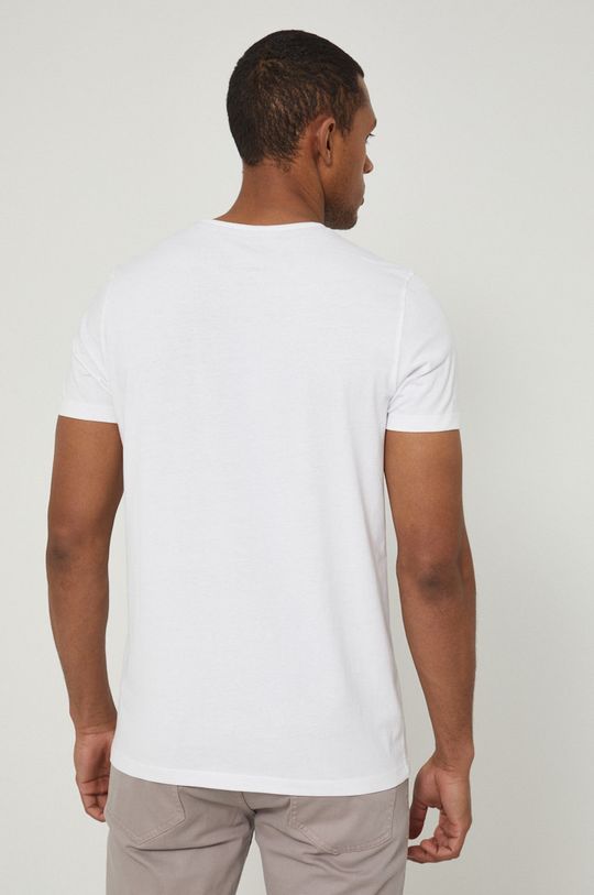 T-shirt z bawełny organicznej męski by Jakub Zasada biały <p>100 % Bawełna organiczna</p>
