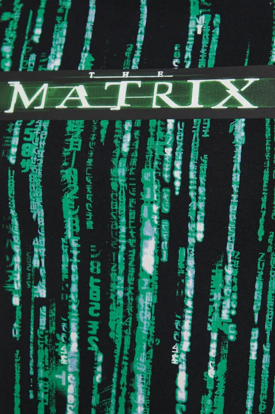 Tričko bavlnené Matrix pánske čierne Pánsky
