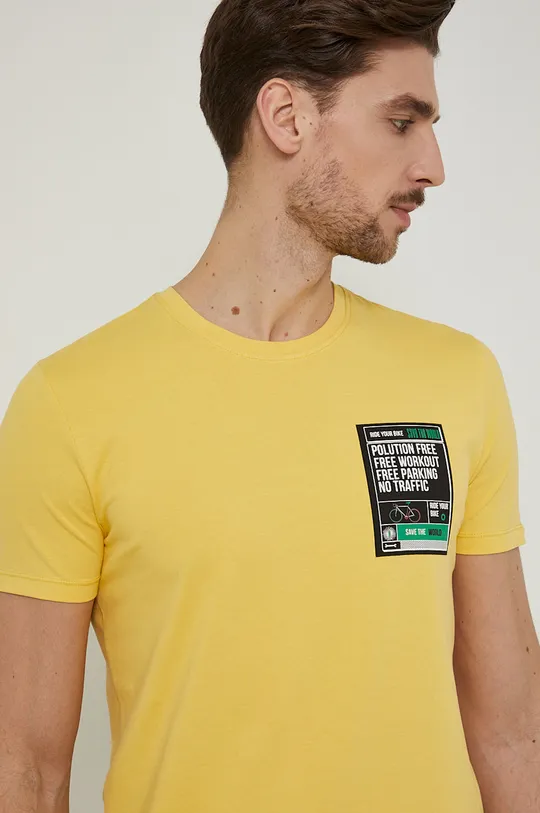 żółty Medicine t-shirt Męski