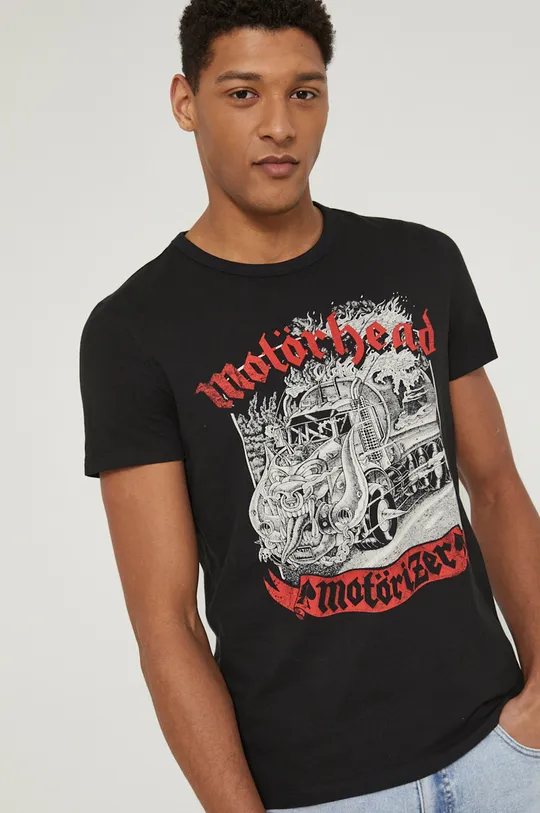Tričko bavlnené pánske Motorhead čierne Pánsky