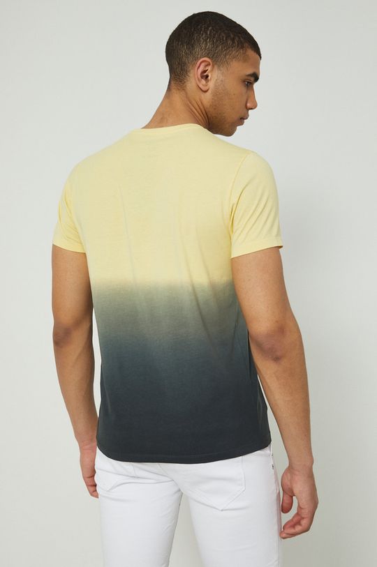 T-shirt bawełniany męski by Alex Pogrebniak żółty <p>100 % Bawełna</p>