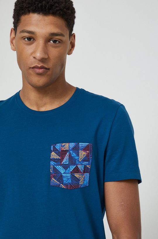 stalowy niebieski Medicine t-shirt bawełniany