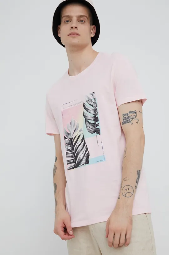 Bavlnené tričko Fantasy Resort ružová