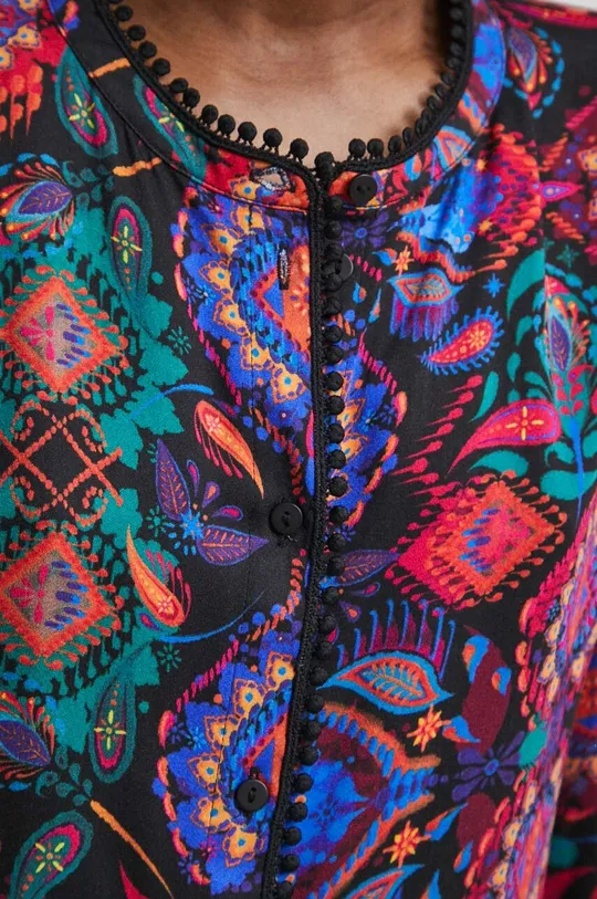 Bluzka damska wzorzysta kolor multicolor Damski