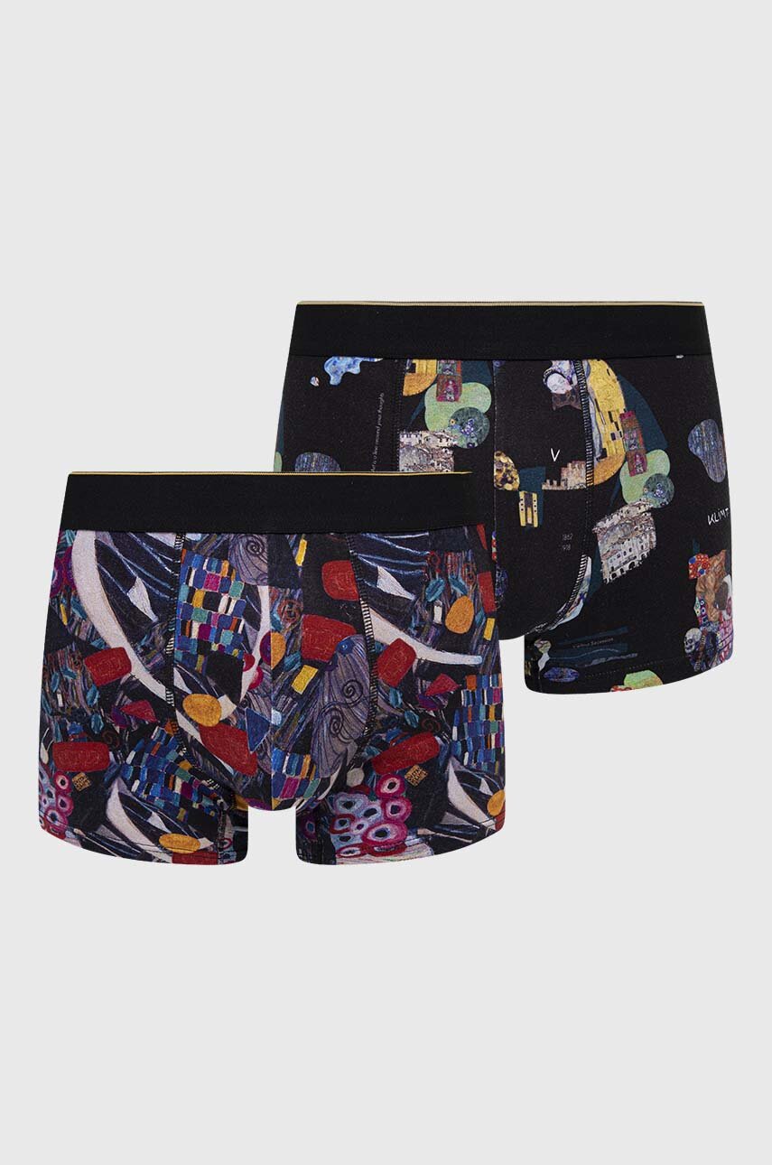 multicolor Bokserki męskie Eviva L'arte (2-pack) kolor multicolor Męski