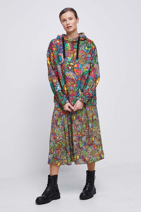 Bluza damska z kolekcji WOŚP x Medicine kolor multicolor multicolor