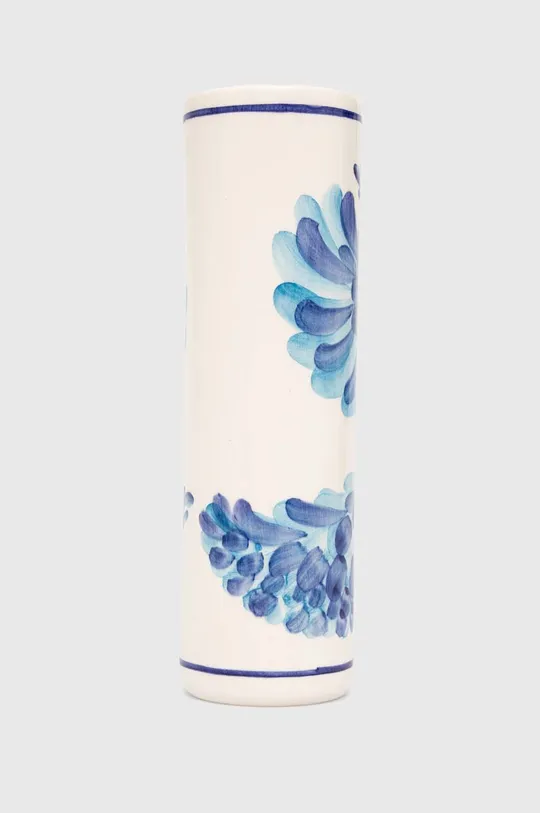 Wazon dekoracyjny ceramiczny Medicine x Fajans Włocławek kolor biały 100 % Glina