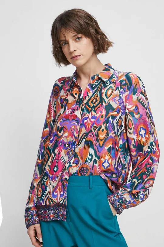 multicolor Koszula damska wzorzysta kolor multicolor